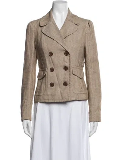 Pre-owned Marc By Marc Jacobs Tweed Pattern Blazer In Neutrals
