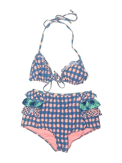 Pre-owned Marc By Marc Jacobs Two Piece Swimsuit In Blue
