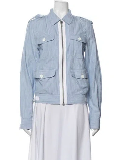 Pre-owned Marc By Marc Jacobs Utility Jacket In Blue