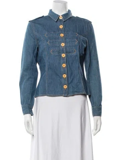 Pre-owned Marc By Marc Jacobs Vintage 2000's Denim Jacket In Blue