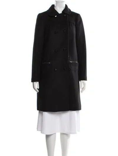 Pre-owned Marc By Marc Jacobs Virgin Wool Coat W/ Tags In Black