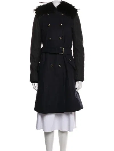 Pre-owned Marc By Marc Jacobs Virgin Wool Coat W/ Tags In Blue