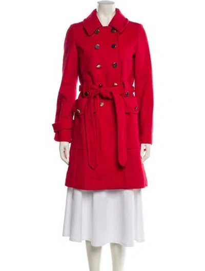 Pre-owned Marc By Marc Jacobs Virgin Wool Evening Jacket In Red