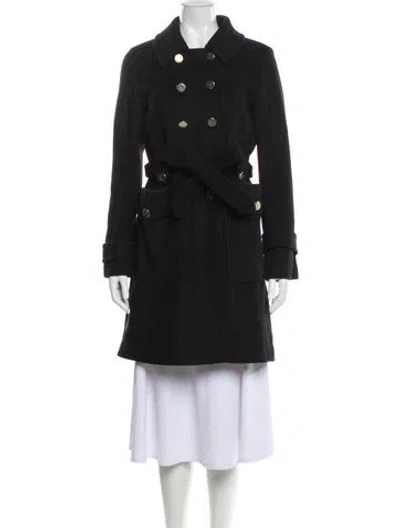 Pre-owned Marc By Marc Jacobs Virgin Wool Peacoat In Gray