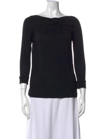 Pre-owned Marc By Marc Jacobs V-neck Sweater In Black