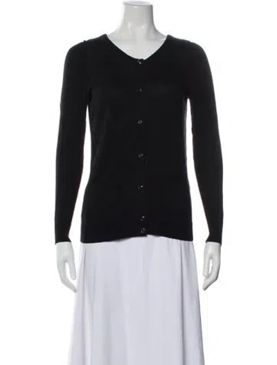 Pre-owned Marc By Marc Jacobs V-neck Sweater In Blue