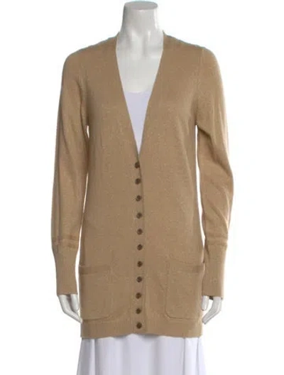 Pre-owned Marc By Marc Jacobs V-neck Sweater In Gold