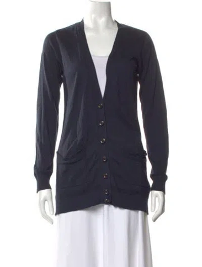 Pre-owned Marc By Marc Jacobs V-neck Sweater In Grey