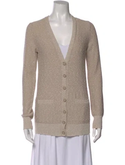 Pre-owned Marc By Marc Jacobs V-neck Sweater In Neutral