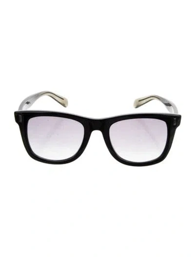 Pre-owned Marc By Marc Jacobs Wayfarer Gradient Sunglasses In Black