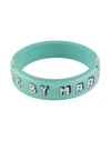Marc By Marc Jacobs Woman Bracelet Light Green Size - Pvc - Polyvinyl Chloride