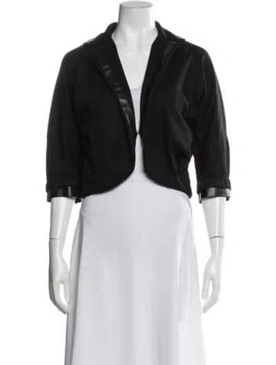Pre-owned Marc By Marc Jacobs Wool Bolero In Black