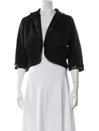 Pre-owned Marc By Marc Jacobs Wool Bolero In Black
