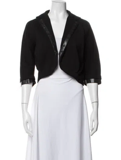 Pre-owned Marc By Marc Jacobs Wool Bolero In Black