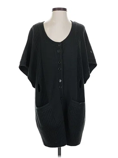 Pre-owned Marc By Marc Jacobs Wool Cardigan Sweater In Black