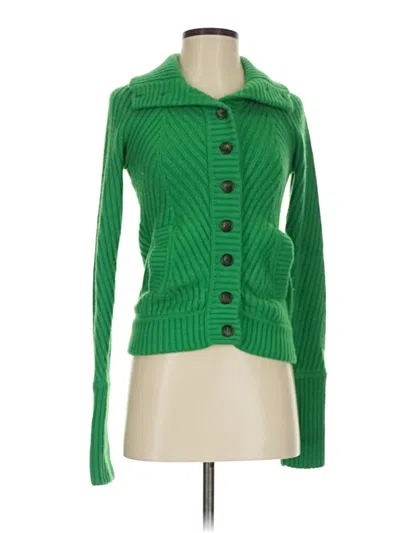 Pre-owned Marc By Marc Jacobs Wool Cardigan Sweater In Green