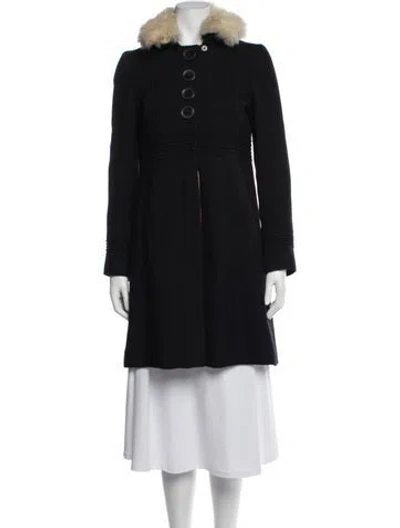 Pre-owned Marc By Marc Jacobs Wool Coat In Black