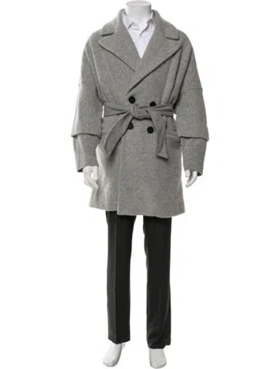 Pre-owned Marc By Marc Jacobs Wool Coat In Grey