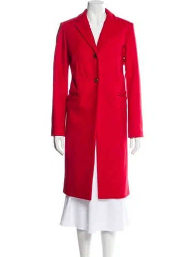 Pre-owned Marc By Marc Jacobs Wool Coat In Red