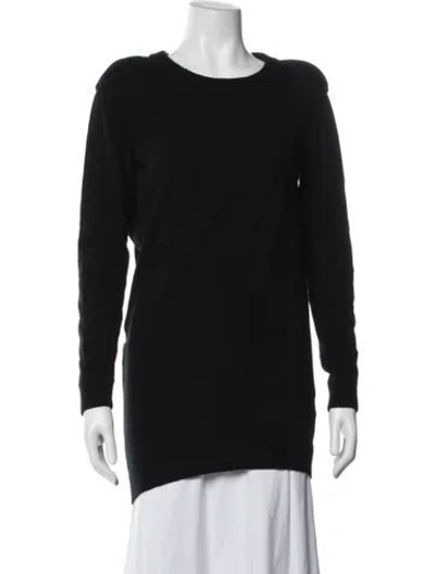 Pre-owned Marc By Marc Jacobs Wool Crew Neck Sweater In Blue
