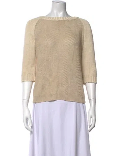 Pre-owned Marc By Marc Jacobs Wool Crew Neck Sweater In Neutrals