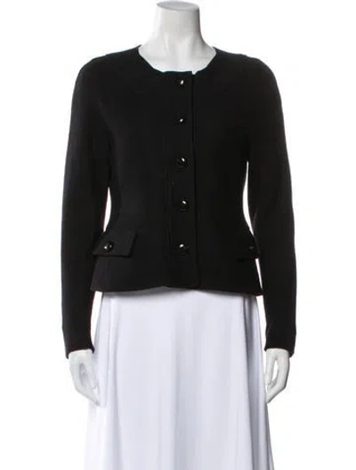 Pre-owned Marc By Marc Jacobs Wool Evening Jacket In Black
