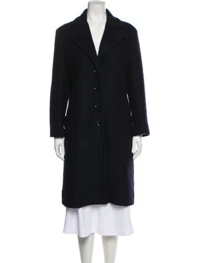 Pre-owned Marc By Marc Jacobs Wool Evening Jacket In Blue