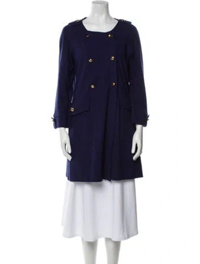 Pre-owned Marc By Marc Jacobs Wool Evening Jacket In Blue