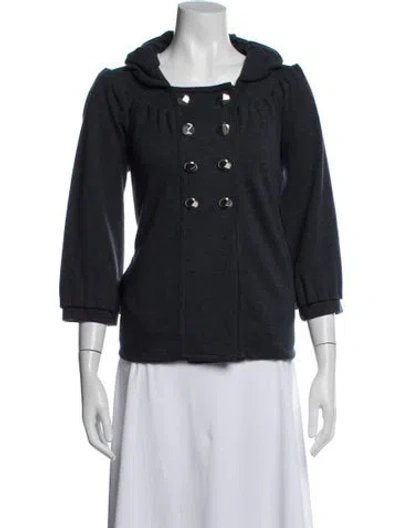 Pre-owned Marc By Marc Jacobs Wool Jacket In Blue