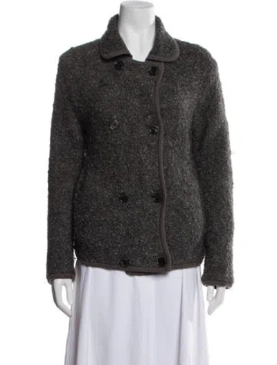 Pre-owned Marc By Marc Jacobs Wool Jacket In Brown