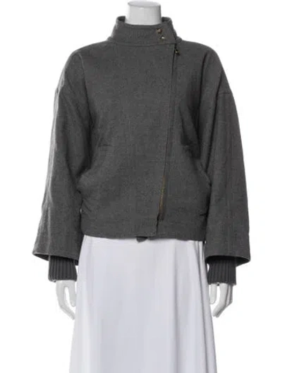 Pre-owned Marc By Marc Jacobs Wool Jacket In Gray