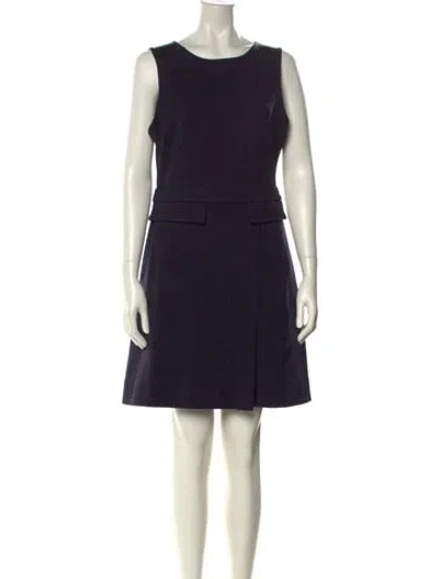 Pre-owned Marc By Marc Jacobs Wool Mini Dress In Black