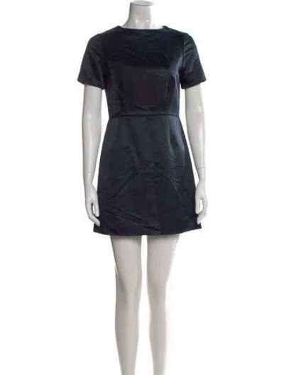 Pre-owned Marc By Marc Jacobs Wool Mini Dress In Black