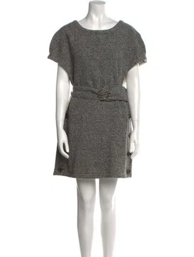 Pre-owned Marc By Marc Jacobs Wool Mini Dress In Multi