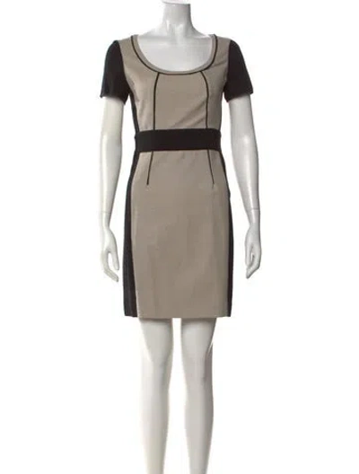 Pre-owned Marc By Marc Jacobs Wool Mini Dress W/ Tags In Neutrals