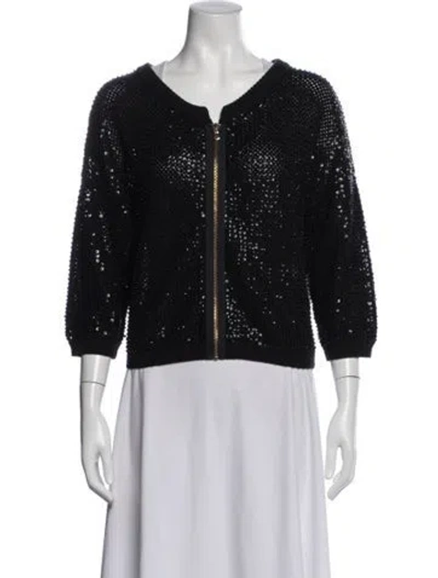 Pre-owned Marc By Marc Jacobs Wool Patterned Jacket In Black