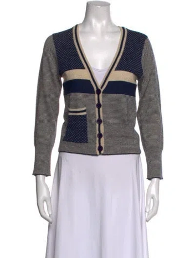 Pre-owned Marc By Marc Jacobs Wool Patterned Sweater In Black
