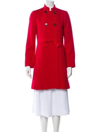 Pre-owned Marc By Marc Jacobs Wool Peacoat In Red