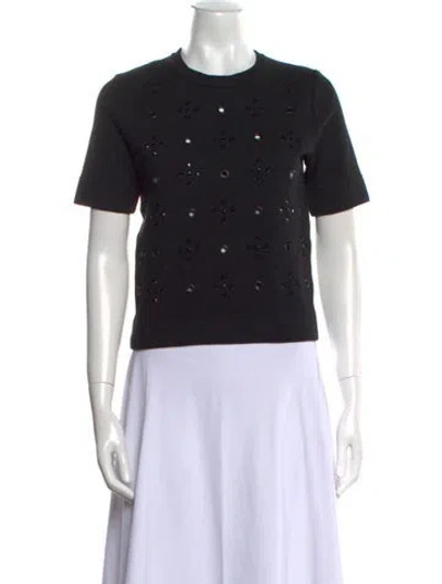 Pre-owned Marc By Marc Jacobs Wool Printed Sweater In Black