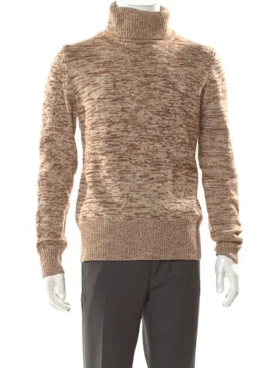 Pre-owned Marc By Marc Jacobs Wool Turtleneck Pullover In Neutral