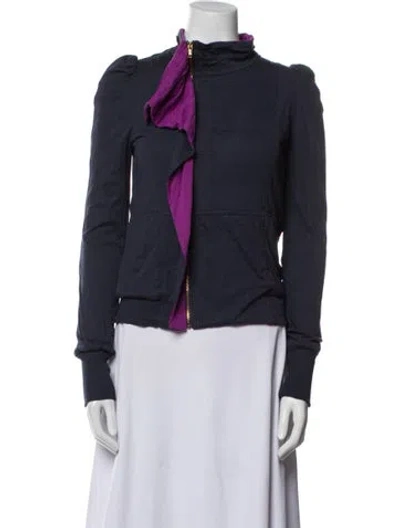 Pre-owned Marc By Marc Jacobs Wool Utility Jacket In Blue