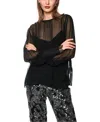 Marc Cain Delicate Viscose Crepe Blouse In Black