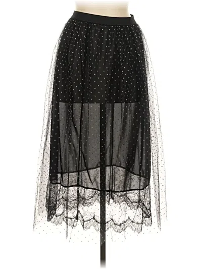 Pre-owned Marc Cain Formal Skirt In Black