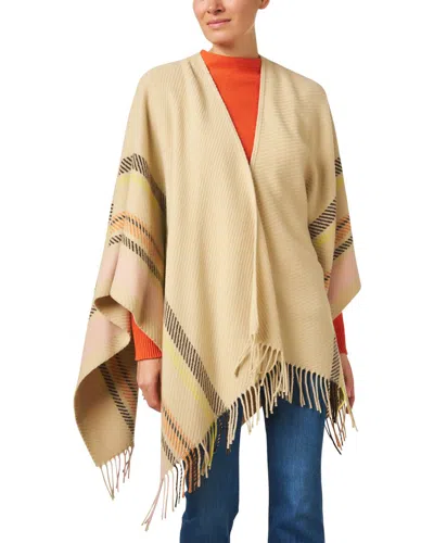 MARC CAIN FRINGE WOOL-BLEND CAPE