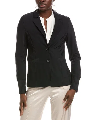 Marc Cain Knit Blazer In Black