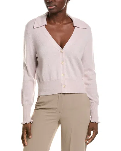 Marc Cain Knit Cashmere Cardigan In Pink