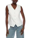 Marc Cain Linen-blend Vest In Multi