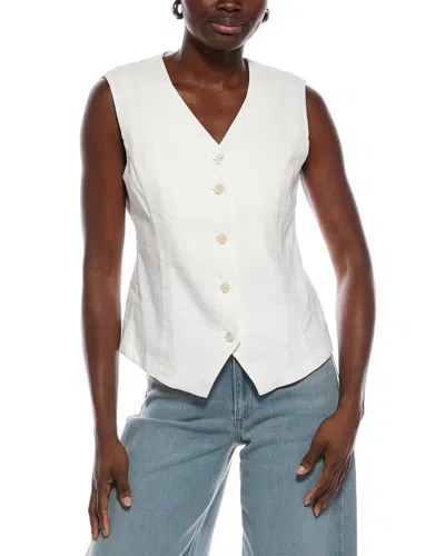 Marc Cain Linen-blend Vest In Multi