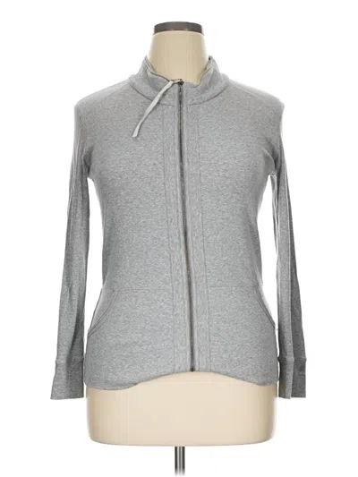 Pre-owned Marc Cain Long Sleeve Top Gray Turtleneck Tops