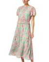 Marc Cain Jade Leaf Dress In Pink